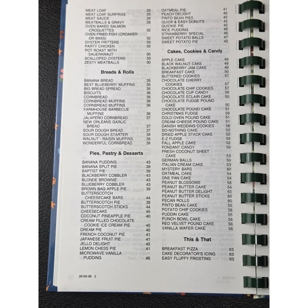 Bannertown Baptist Church Cookbook Germanton, NC 1998 Spiral‎